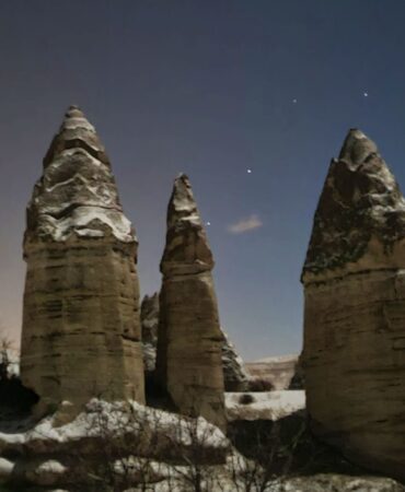 Moonlight Cappadocia Hike with Snowshoes